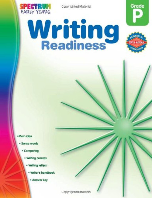 Writing Readiness, Grade PK (Early Years)