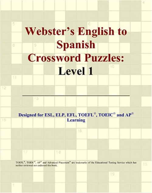 Webster's English to Spanish Crossword Puzzles: Level 1