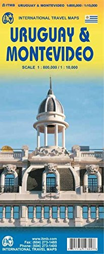 Uruguay / Montevideo Travel Reference 1:800K/1:10K ITMB