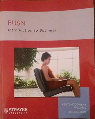 BUSN Introduction to Business