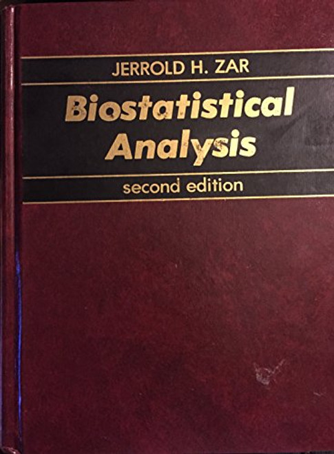 Biostatistical Analysis Edition Biostatistical Analysis Edition