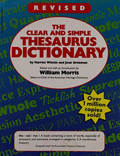 The Clear and Simple Thesaurus Dictionary
