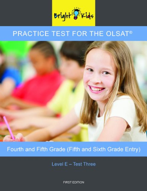 Practice Test for the OLSAT - Level E (Fourth and Fifth Grade) - Test 3