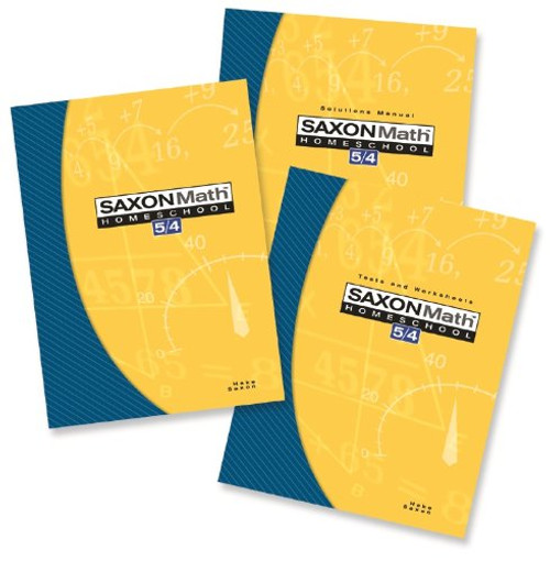 Saxon Math 5/4: Homeschool Set/Box