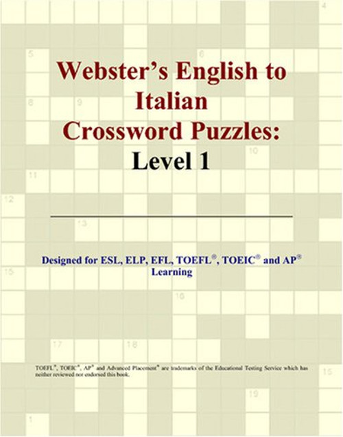 Webster's English to Italian Crossword Puzzles: Level 1 (Italian Edition) Webster's English to Italian Crossword Puzzles: Level 1 (Italian Edition)