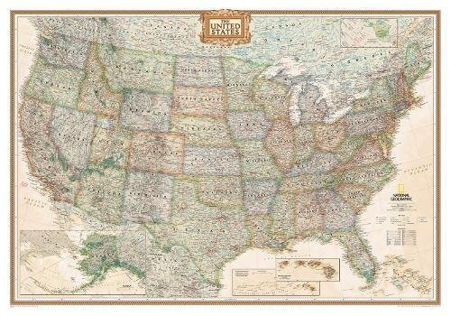United States Executive [Laminated] (National Geographic Reference Map)