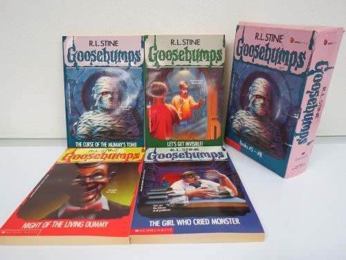 Goosebumps Boxed Set, Books 5 - 8: The Curse of the Mummy's Tomb, Let's Get Invisible!, Night of the Living Dummy, and The Girl Who Cried Monster