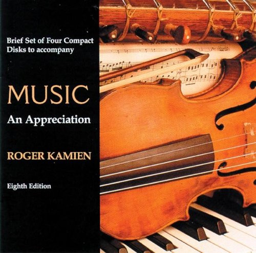 4 CD Brief set for use with Music: An Appreciation