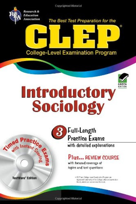 CLEP Introductory Sociology w/CD (REA) - The Best Test Prep for the CLEP Exam (Test Preps)