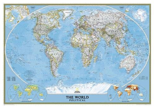World Classic [Tubed] (National Geographic Reference Map)