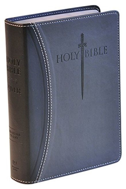 KJVER Sword Study Bible/Personal Size Large Print-Black/Grey Ultrasoft Indexed
