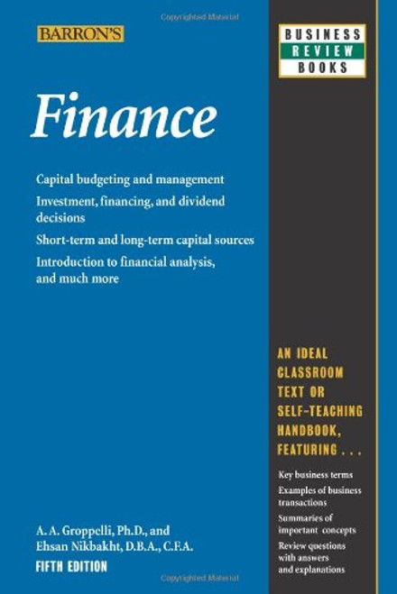 Finance (Barron's Business Review Series)