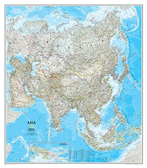 Asia Classic [Laminated] (National Geographic Reference Map)