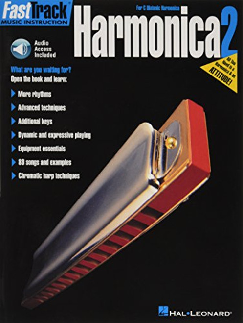 Fasttrack Harmonica Book & Online Audio FOR C DIATONIC HARMONICA (FastTrack Music Instruction)