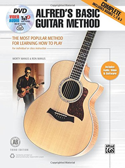 Alfred's Basic Guitar Method, Complete: The Most Popular Method for Learning How to Play, Book, DVD & Online Audio, Video & Software (Alfred's Basic Guitar Library)