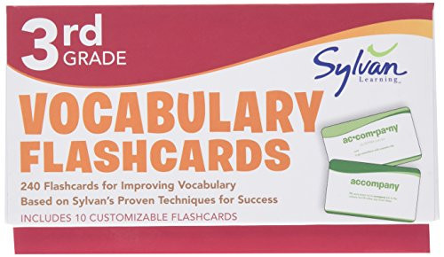 3rd Grade Vocabulary Flashcards: 240 Flashcards for Improving Vocabulary Based on Sylvan's Proven Techniques for Success (Sylvan Language Arts Flashcards)