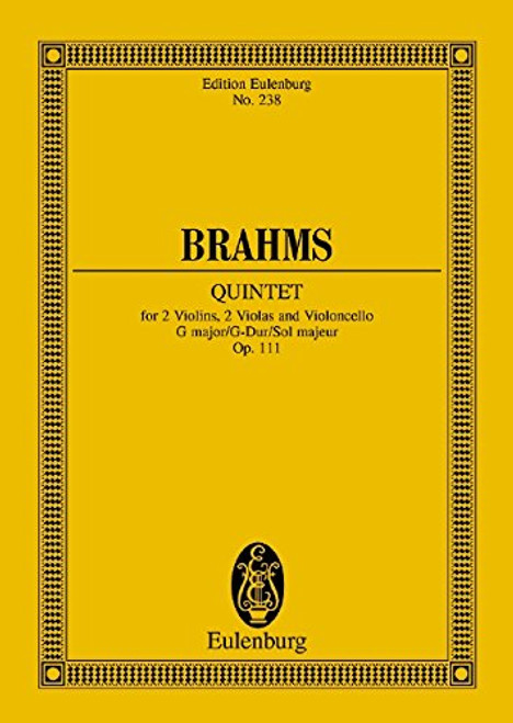 String Quintet in G Major, Op. 111 (Edition Eulenburg)