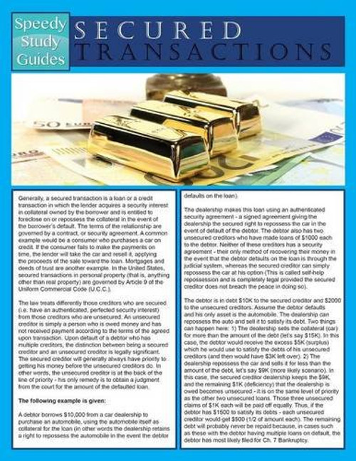 Secured Transactions (Speedy Study Guide)