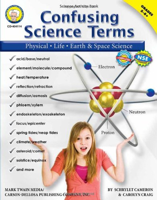 Confusing Science Terms, Grades 5 - 12