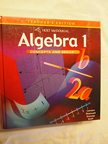 Algebra 1: Concepts and Skills: Teacher's Edition 2010