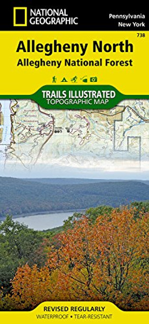 Allegheny North [Allegheny National Forest] (National Geographic Trails Illustrated Map)