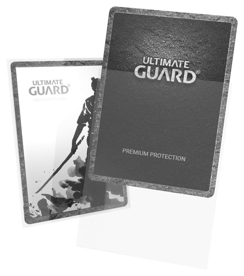 Ultimate Guard Katana Card Sleeves, 100 Standard Size TCG Sleeves, 66 x 91mm, Clear Back, Tournament Sleeves, No PVC & Acid-Free, High Clarity