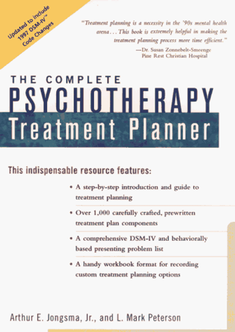 The Complete Psychotherapy Treatment Planner (Series in Clinical Psychology and Personality) The Complete Psychotherapy Treatment Planner (Series in Clinical Psychology and Personality)