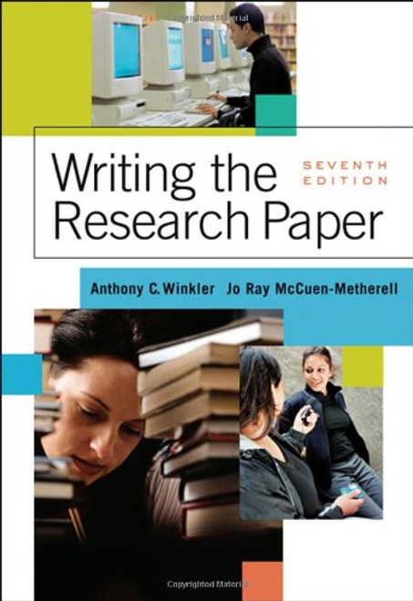 Writing the Research Paper: A Handbook Writing the Research Paper: A Handbook