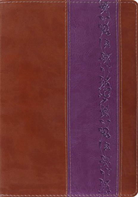 ESV Study Bible (TruTone, Brown/Purple, Iris Design)