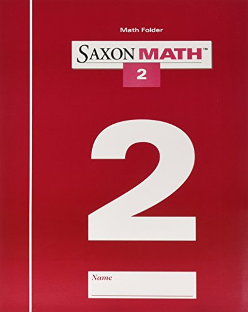 Saxon Math 2: Student Folders Set (8)