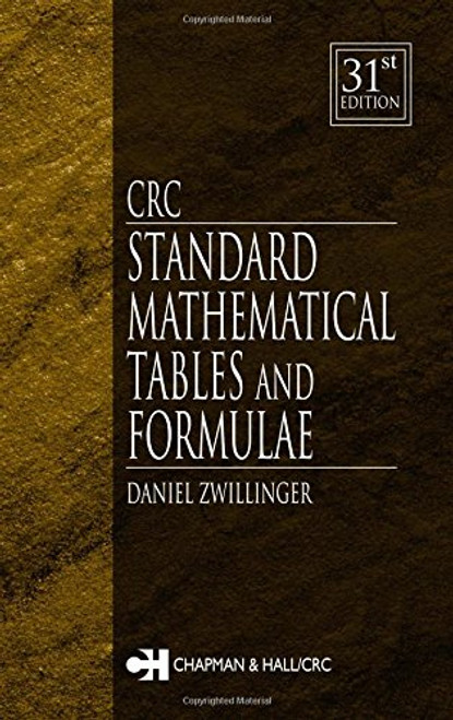 CRC Standard Mathematical Tables and Formulae, 31st Edition (Advances in Applied Mathematics)