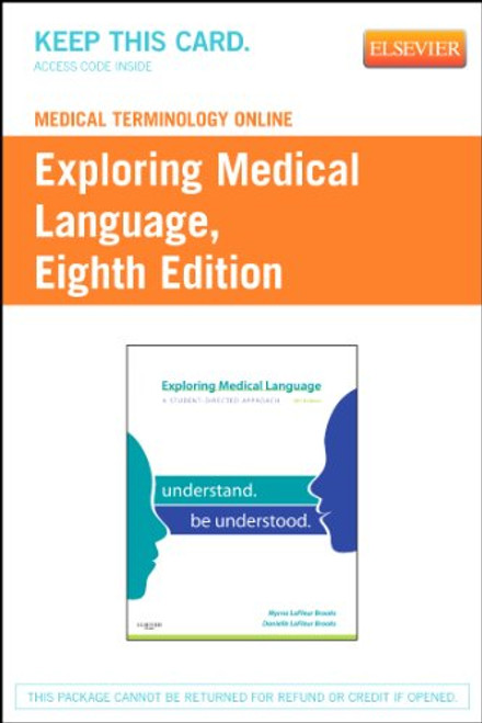 Medical Terminology Online for Exploring Medical Language (Access Code), 8e