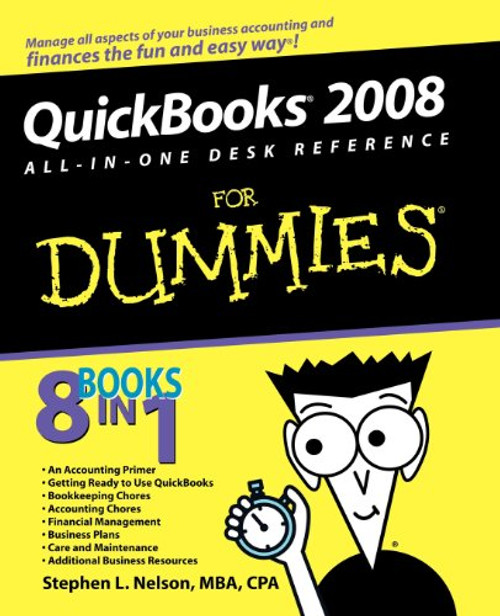 QuickBooks 2008 All-in-One Desk Reference For Dummies