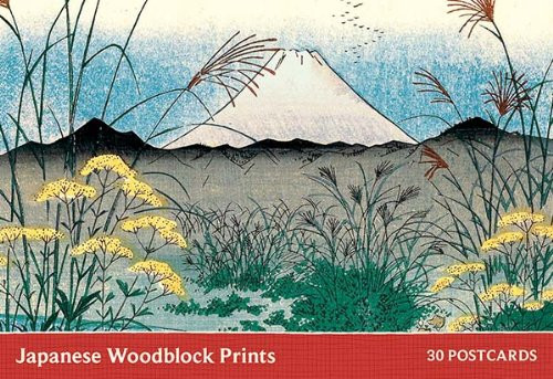 Japanese Woodblock Print Postcard Book