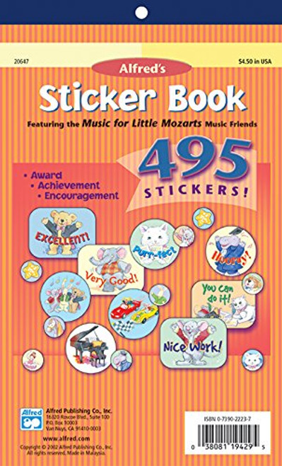 Music for Little Mozarts Sticker Book