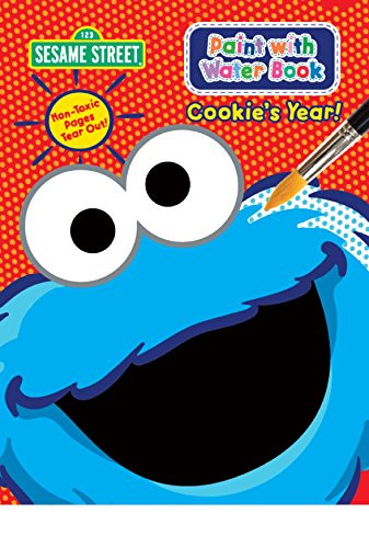Sesame Street Paint With Water Activity Book - Cookie's Year