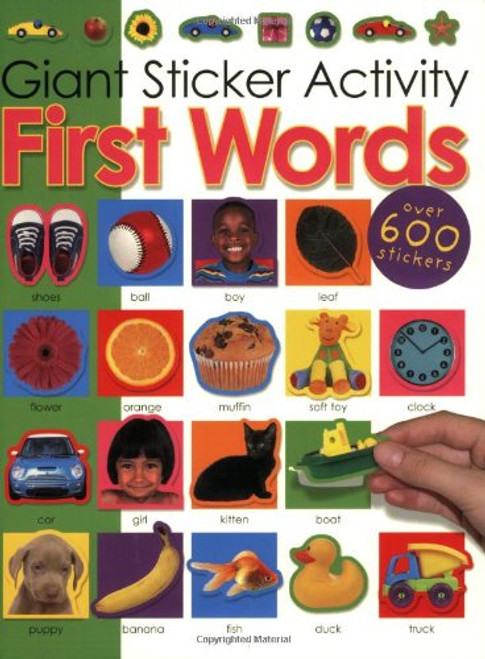 Giant Sticker Activity First Words