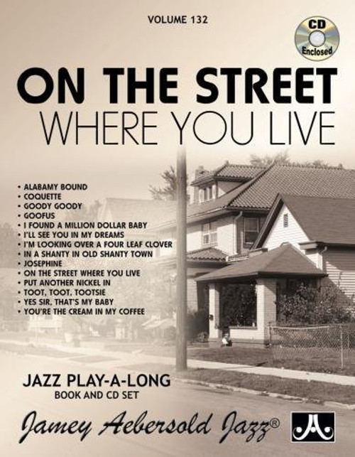 Play-A-Long Series, Vol. 132, On The Street Where You Live (Book & CD Set)