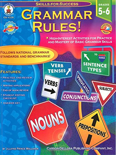 Skills for Success: Grammar Rules!, Grade Level 5-6 Skills for Success: Grammar Rules!, Grade Level 5-6