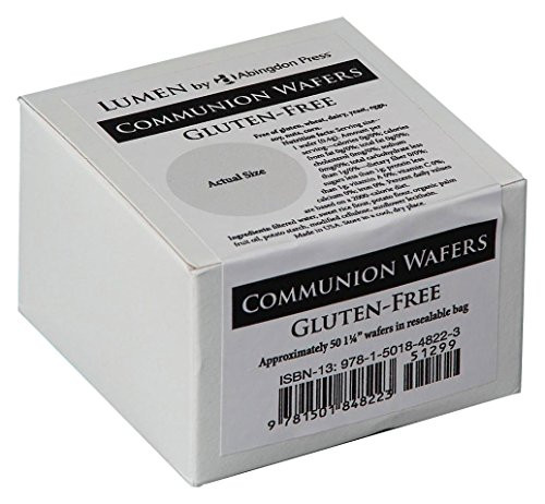 Communion Wafers, Gluten-Free (Box of 50): Lumen by Abingdon Press