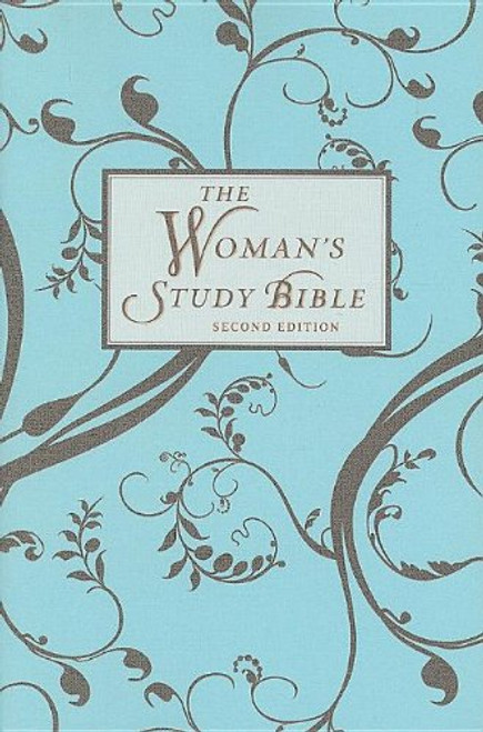 Woman's Study Bible, Personal Size: New King James Version; Chocolate/Light Blue