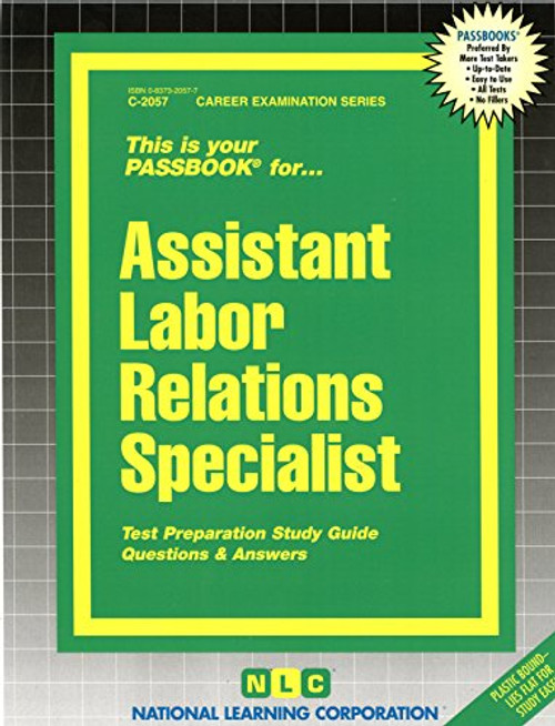 Assistant Labor Relations Specialist(Passbooks)