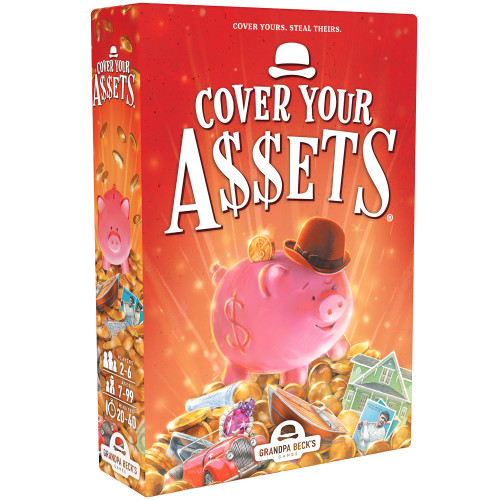 Grandpa Beck's Games Cover Your Assets Card Game | from The Creators of Skull King | Easy to Learn and Outrageously Fun for Kids, Teens, & Adults | 2-6 Players Ages 7+