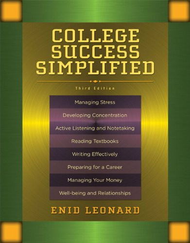 College Success Simplified (3rd Edition)
