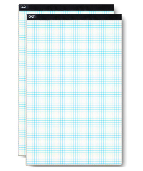 Mr. Pen- Graph Paper, 2 Pack of 22 Sheets, 17"x11", 4x4 (4 Squares per inch), Graphing Paper, Grid Paper Pad, Math Graph Paper Pad, Drafting Paper, Computation Pads, Large Graph Paper