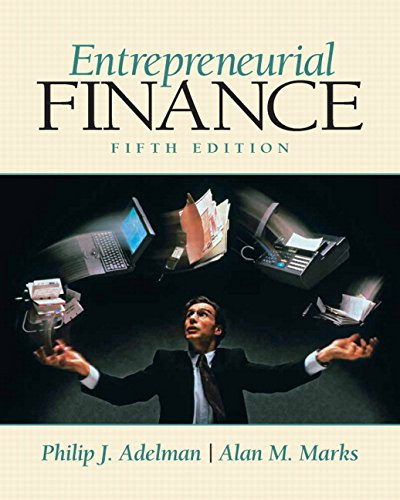 Entrepreneurial Finance (5th Edition)