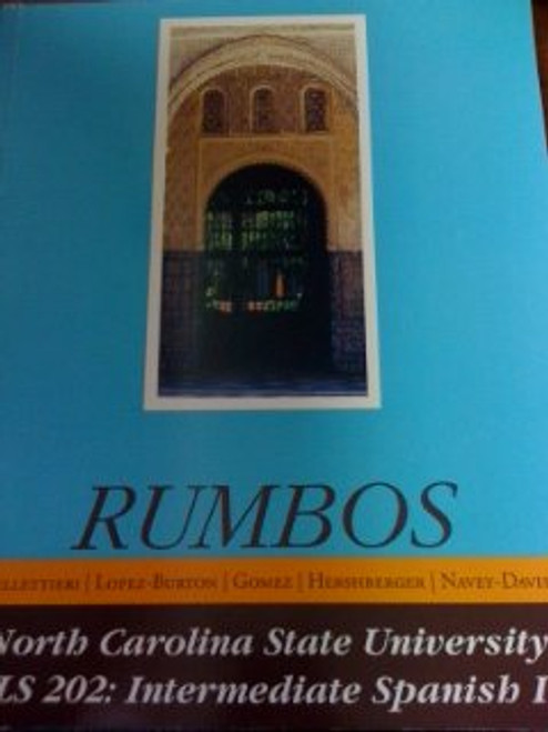RUMBOS, Custom for North Carolina State University (FLS 202: Intermediate Spanish II)