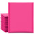 UCGOU Bubble Mailers 8.5x12 Inch Hot Pink 25 Pack Usable Size 8.5x11 Poly Padded Envelopes #2 Medium Mailing Opaque Packaging Postal Self Seal Waterproof Boutique Shipping Bags for Clothes Makeup