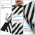 Jowlroel Thank You Poly Mailer 6x9 Inch 100 Pcs, Waterproof and Tear-Resistant Shipping Bags for Clothing, Black and White Striped Printed Printed Packaging Bags for Small Business