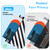 Jowlroel Thank You Poly Mailer 6x9 Inch 100 Pcs, Waterproof and Tear-Resistant Shipping Bags for Clothing, Black and White Striped Printed Printed Packaging Bags for Small Business